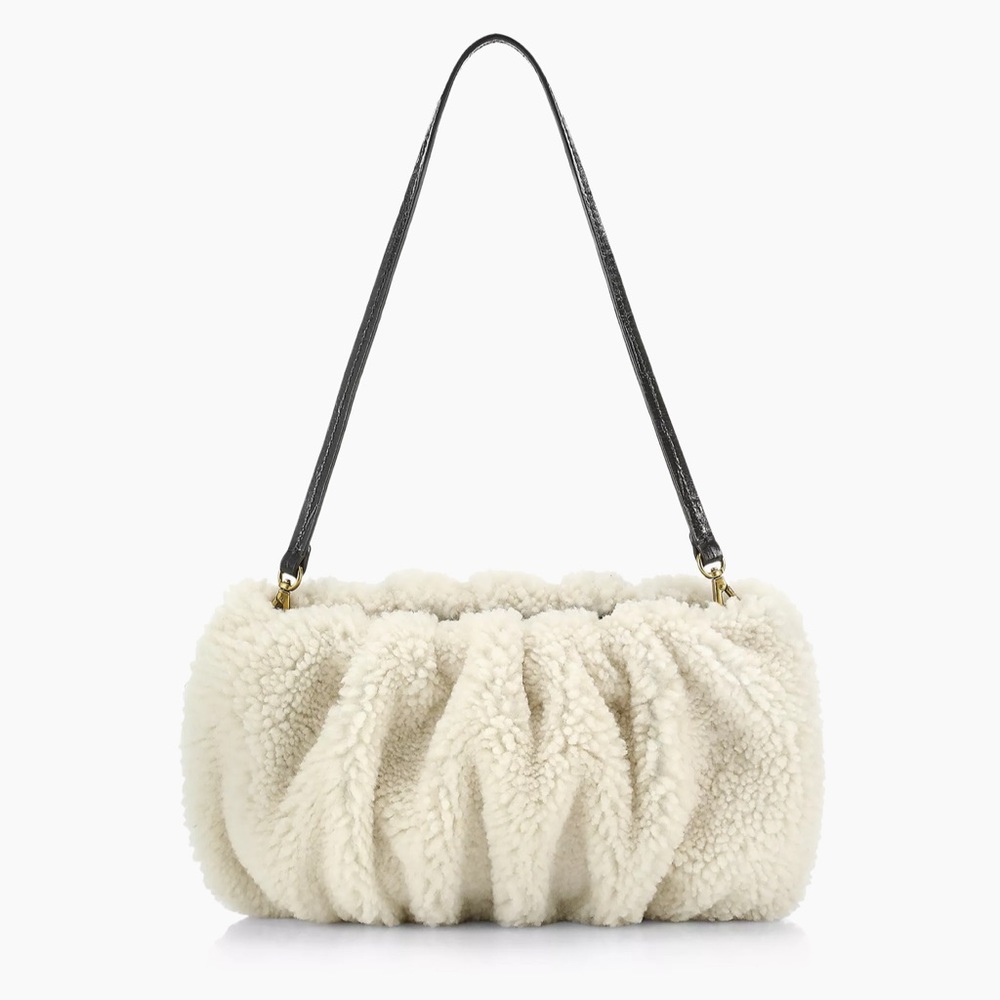 Staud Bean Shearling Convertible Bag